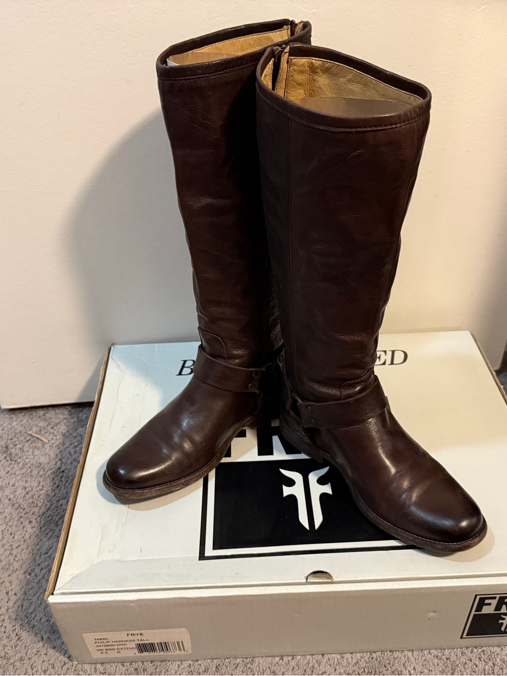 Frye Philips Harness Tall Boots